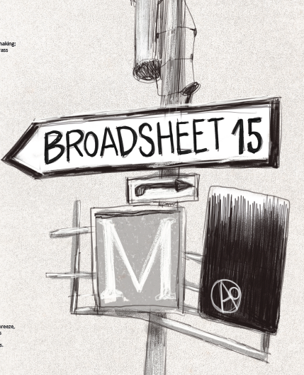 Broadsheet 15 Closeup